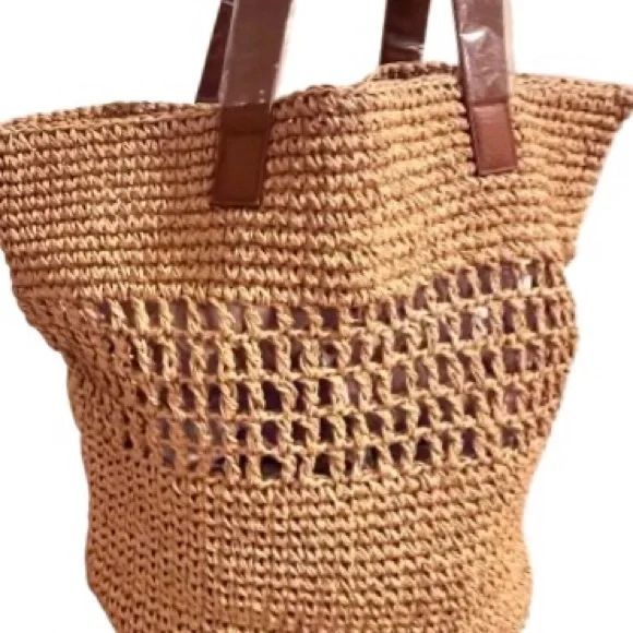 🆕- Banana Republic- Handwoven Tote Bag - Picture 4 of 6